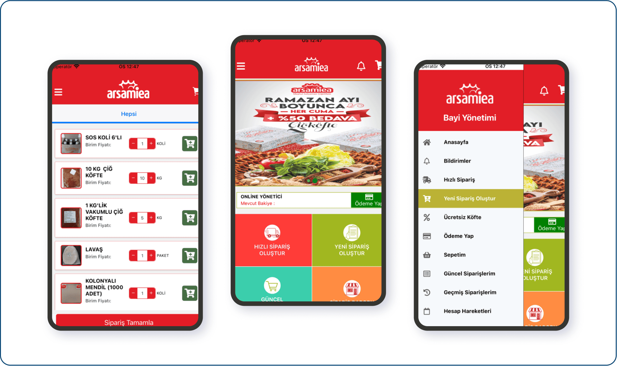 Gıda - B2B Mobil Uygulama